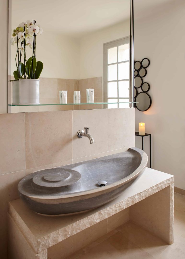 Vasque en Tavel Gris Bleu